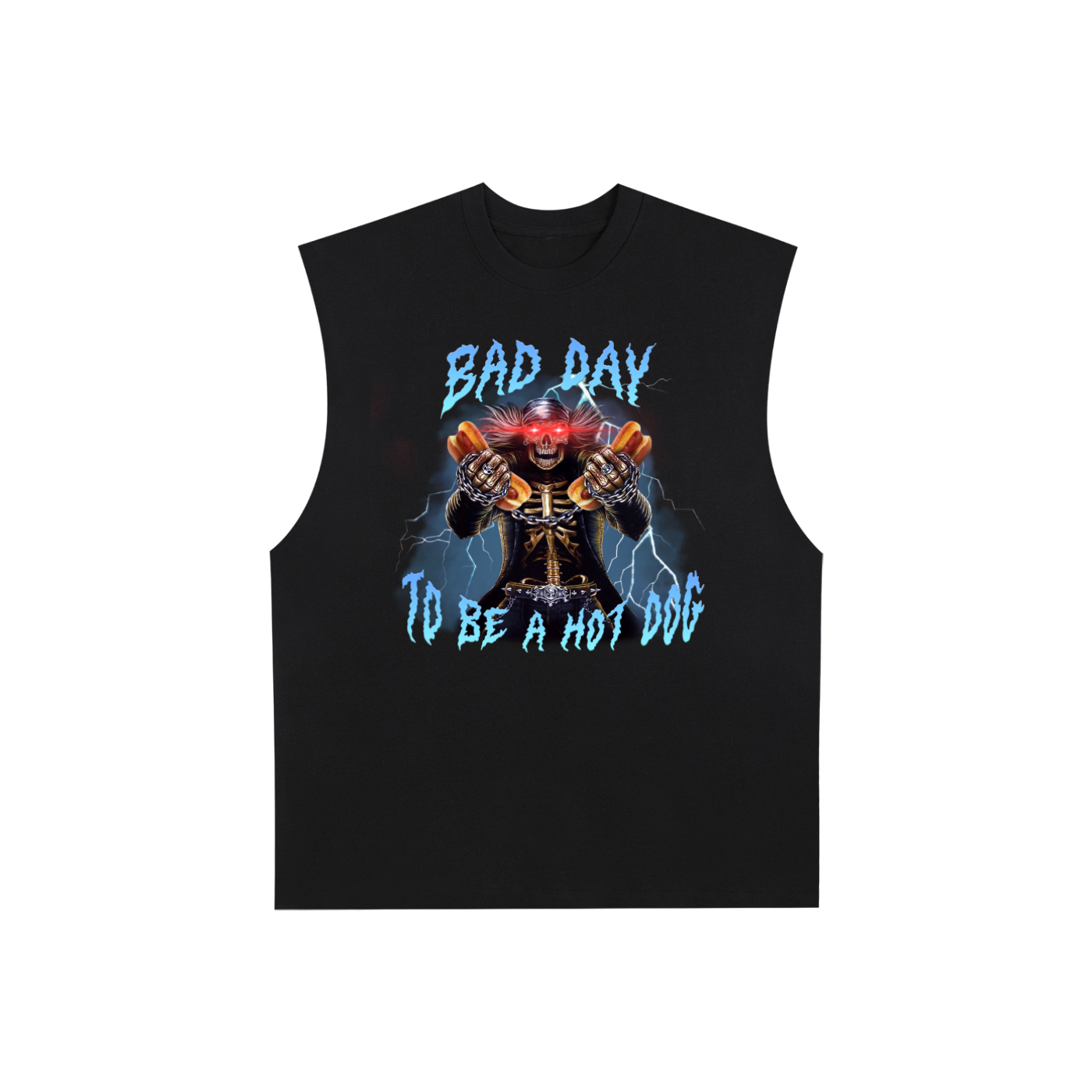 Bad Day To Be A Hot Dog Muscle T
