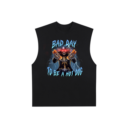Bad Day To Be A Hot Dog Muscle T