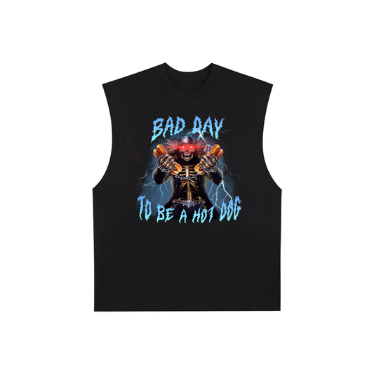 Bad Day To Be A Hot Dog Muscle T